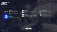 Genji's abilities (Image via Activision Blizzard)